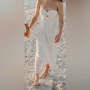Beachy white dress